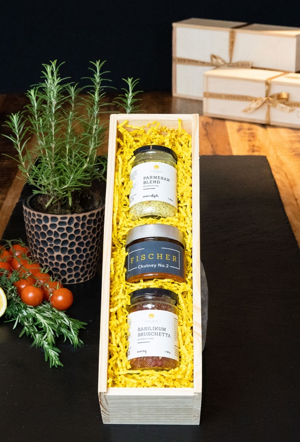 Geschenkset Dips und Chutneys aus der Fischer Manufaktur